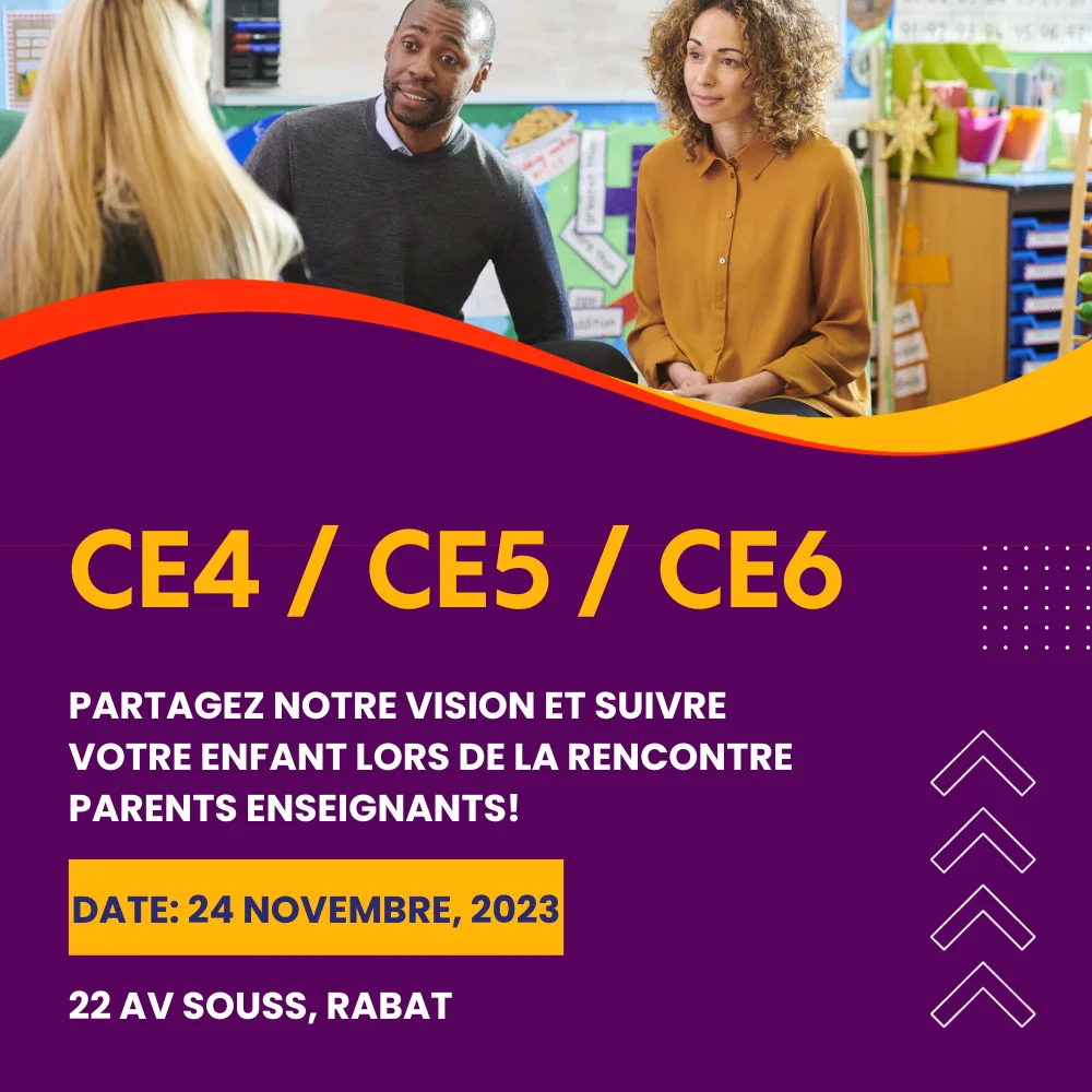 💡 Ensemble, partageons : Rejoignez la Rencontre Parents/Enseignants! 🤝